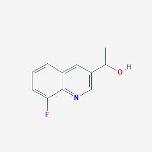 1-(8-Fluoroquinolin-3-yl)ethan-1-ol