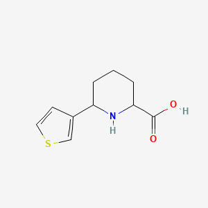 6-(Thiophen-3-yl)piperidine-2-carboxylic acid