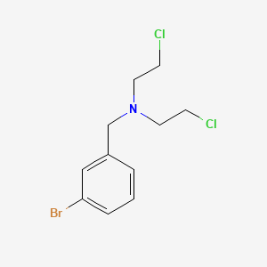 B1330404 N,N-Bis(2-chloroethyl)-m-bromobenzylamine CAS No. 2361-59-3