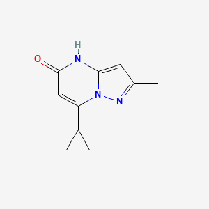 7-Cyclopropyl-2-methyl-4H,5H-pyrazolo[1,5-a]pyrimidin-5-one