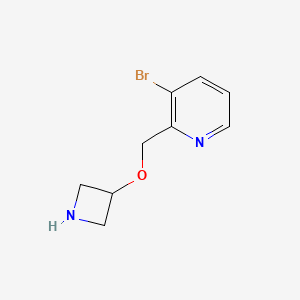 2-[(Azetidin-3-yloxy)methyl]-3-bromopyridine