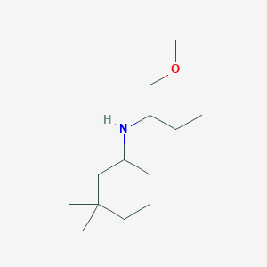 N-(1-methoxybutan-2-yl)-3,3-dimethylcyclohexan-1-amine