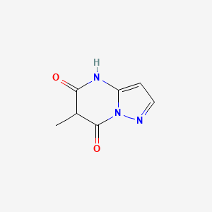 6-methyl-4H,5H,6H,7H-pyrazolo[1,5-a]pyrimidine-5,7-dione