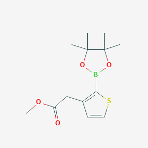 Methyl 2-[2-(tetramethyl-1,3,2-dioxaborolan-2-yl)thiophen-3-yl]acetate