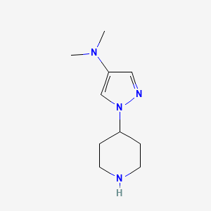 N,N-dimethyl-1-(piperidin-4-yl)-1H-pyrazol-4-amine