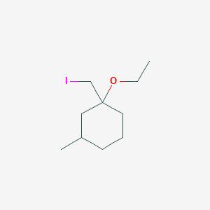 1-Ethoxy-1-(iodomethyl)-3-methylcyclohexane