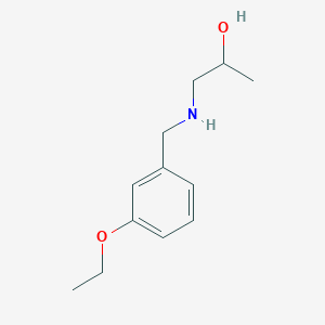 1-{[(3-Ethoxyphenyl)methyl]amino}propan-2-OL