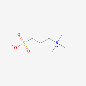 molecular formula C6H15NO3S B1330421 三甲基（3-磺丙基）氢氧化铵，内盐 CAS No. 21865-17-8