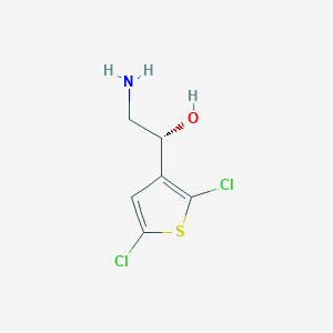 (1R)-2-Amino-1-(2,5-dichlorothiophen-3-yl)ethan-1-ol