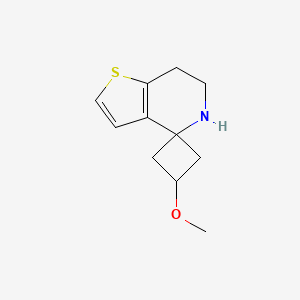 3-Methoxy-6',7'-dihydro-5'H-spiro[cyclobutane-1,4'-thieno[3,2-c]pyridine]