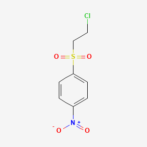 molecular formula C8H8ClNO4S B1330422 砜，2-氯乙基对硝基苯基 CAS No. 6461-63-8