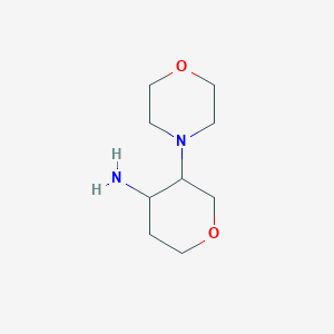 3-(Morpholin-4-yl)oxan-4-amine