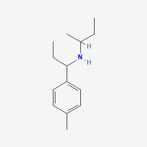 molecular formula C14H23N B13304325 (Butan-2-yl)[1-(4-methylphenyl)propyl]amine 