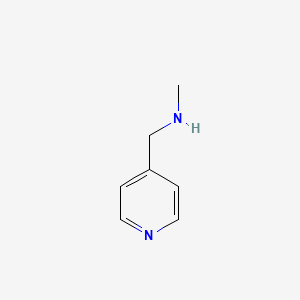 molecular formula C7H10N2 B1330433 N-甲基-1-(吡啶-4-基)甲胺 CAS No. 6971-44-4
