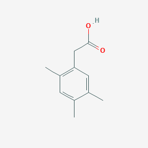 B1330439 (2,4,5-Trimethylphenyl)acetic acid CAS No. 3167-01-9