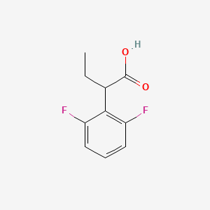 molecular formula C10H10F2O2 B13304420 2-(2,6-difluorophenyl)butanoic Acid 