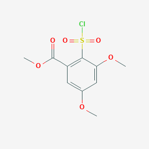 Methyl 2-(chlorosulfonyl)-3,5-dimethoxybenzoate