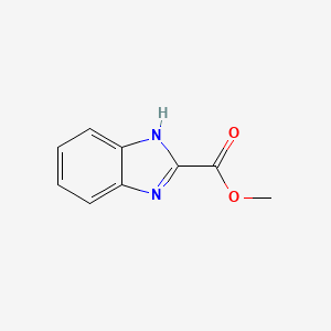 molecular formula C9H8N2O2 B1330449 1H-苯并[d]咪唑-2-甲酸甲酯 CAS No. 5805-53-8