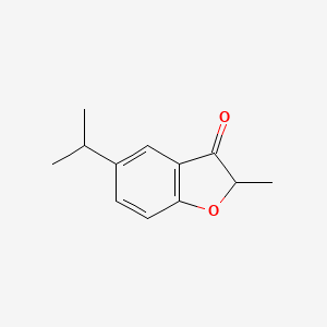 2-Methyl-5-(propan-2-yl)-2,3-dihydro-1-benzofuran-3-one