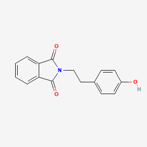 molecular formula C16H13NO3 B1330452 2-[2-(4-羟基苯基)乙基]-1H-异吲哚-1,3(2H)-二酮 CAS No. 64985-42-8