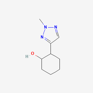 2-(2-Methyl-2H-1,2,3-triazol-4-yl)cyclohexan-1-ol