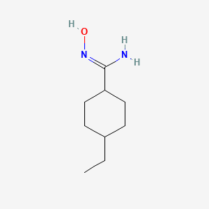 4-ethyl-N'-hydroxycyclohexane-1-carboximidamide