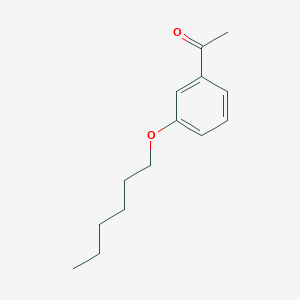 molecular formula C14H20O2 B1330456 3'-己氧基苯乙酮 CAS No. 37062-71-8