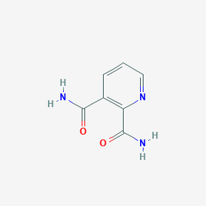 molecular formula C7H7N3O2 B1330458 吡啶-2,3-二甲酰胺 CAS No. 4663-94-9