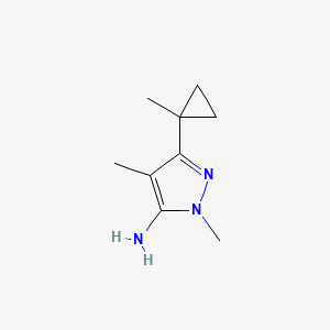 1,4-Dimethyl-3-(1-methylcyclopropyl)-1H-pyrazol-5-amine