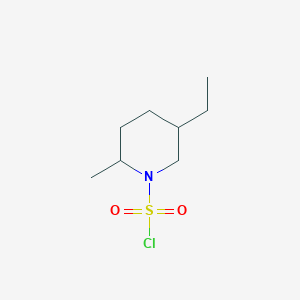 5-Ethyl-2-methylpiperidine-1-sulfonyl chloride