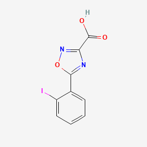 5-(2-Iodophenyl)-1,2,4-oxadiazole-3-carboxylic acid