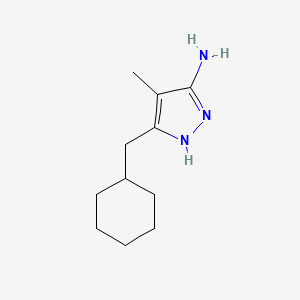 3-(Cyclohexylmethyl)-4-methyl-1H-pyrazol-5-amine