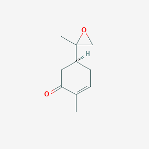 2-Cyclohexen-1-one, 2-methyl-5-(2-methyloxiranyl)-, (5S)-