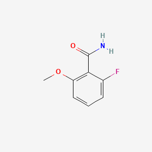 molecular formula C8H8FNO2 B1330465 2-氟-6-甲氧基苯甲酰胺 CAS No. 529512-81-0