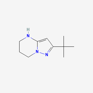 molecular formula C10H17N3 B13304705 2-tert-Butyl-4H,5H,6H,7H-pyrazolo[1,5-a]pyrimidine 