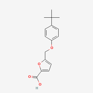 B1330471 5-[(4-tert-Butylphenoxy)methyl]-2-furoic acid CAS No. 74556-54-0