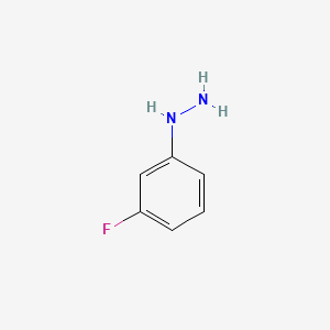molecular formula C6H7FN2 B1330474 (3-氟苯基)肼 CAS No. 658-27-5