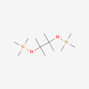 molecular formula C12H30O2Si2 B1330479 2,2,4,4,5,5,7,7-八甲基-3,6-二噁烷-2,7-二硅辛烷 CAS No. 6730-96-7