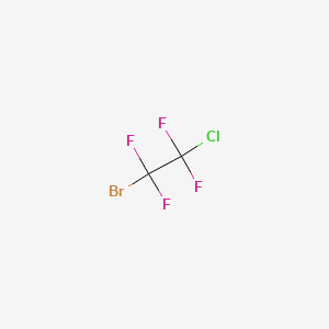 molecular formula C2BrClF4 B1330485 1-溴-2-氯四氟乙烷 CAS No. 354-53-0