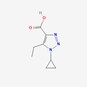 1-Cyclopropyl-5-ethyl-1H-1,2,3-triazole-4-carboxylic acid