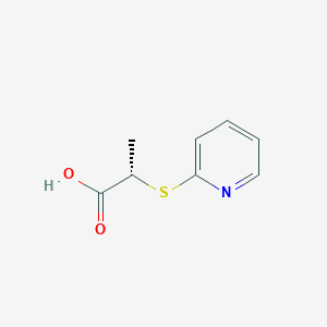 B1330494 (S)-2-(Pyridin-2-ylsulfanyl)-propionic acid CAS No. 864754-02-9