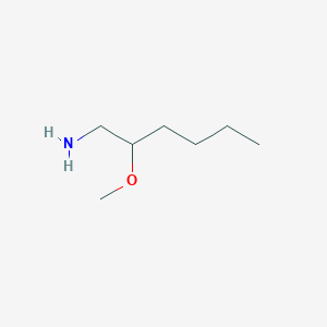 molecular formula C7H17NO B13304966 2-Methoxyhexan-1-amine 