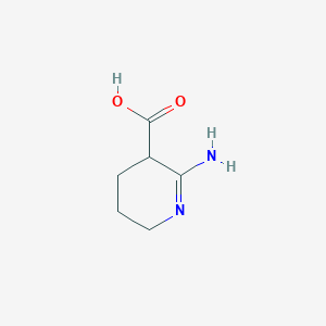 molecular formula C6H10N2O2 B13304984 2-amino-3,4,5,6-tetrahydropyridine-3-carboxylic Acid 