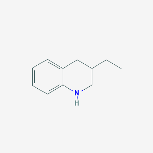 molecular formula C11H15N B13304989 3-Ethyl-1,2,3,4-tetrahydroquinoline 