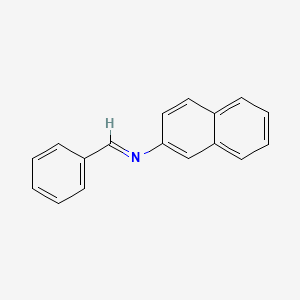 molecular formula C17H13N B1330505 亚苄基-2-萘胺 CAS No. 891-32-7