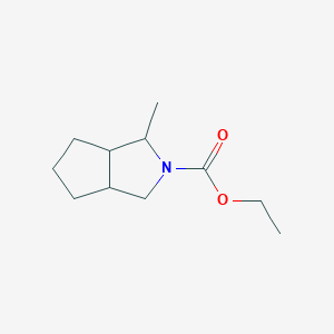 Ethyl 1-methyl-octahydrocyclopenta[c]pyrrole-2-carboxylate