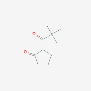 2-(2,2-Dimethylpropanoyl)cyclopentan-1-one