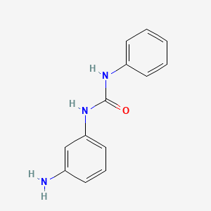molecular formula C13H13N3O B1330510 N-(3-氨基苯基)-N'-苯基脲 CAS No. 66695-96-3