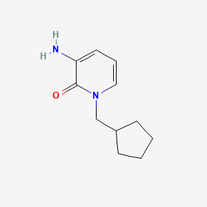 3-Amino-1-(cyclopentylmethyl)-1,2-dihydropyridin-2-one