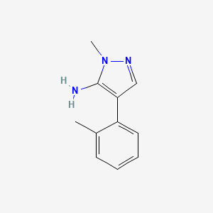 1-Methyl-4-(2-methylphenyl)-1H-pyrazol-5-amine